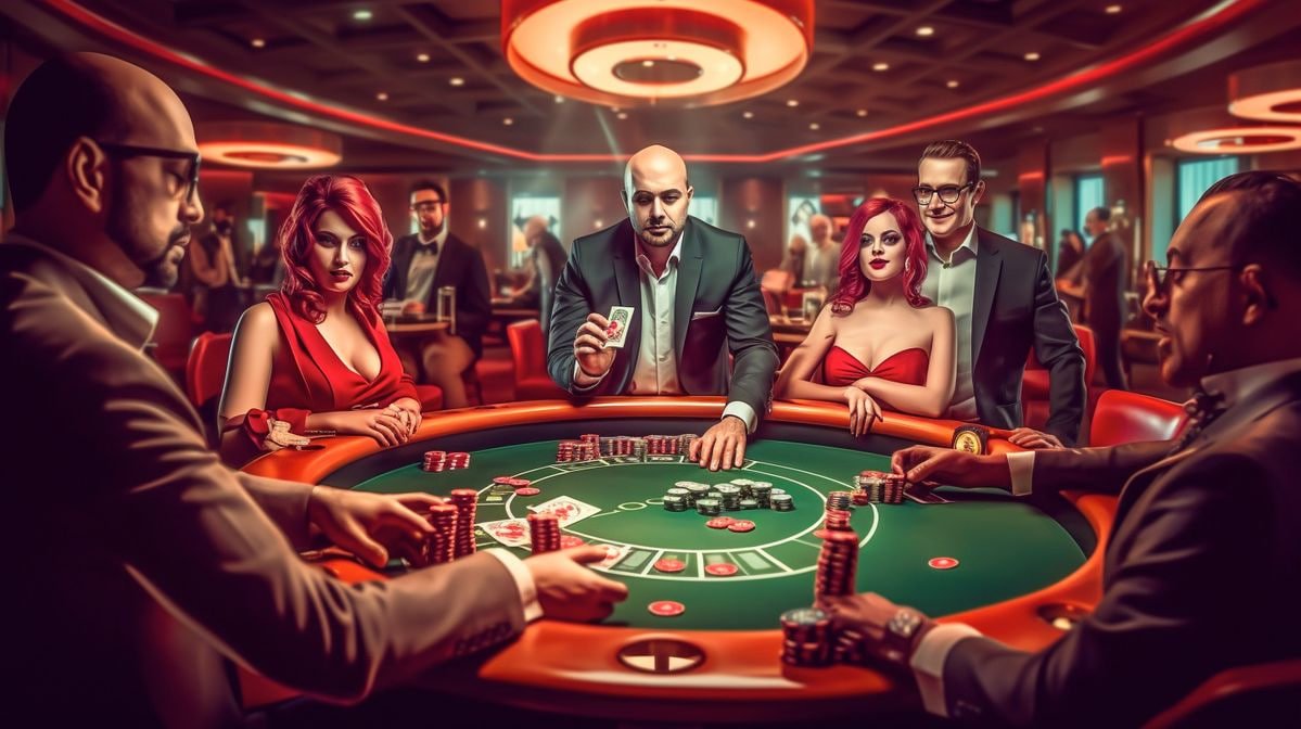 Tampilan mesin slot online dan dealer live casino di cendana77